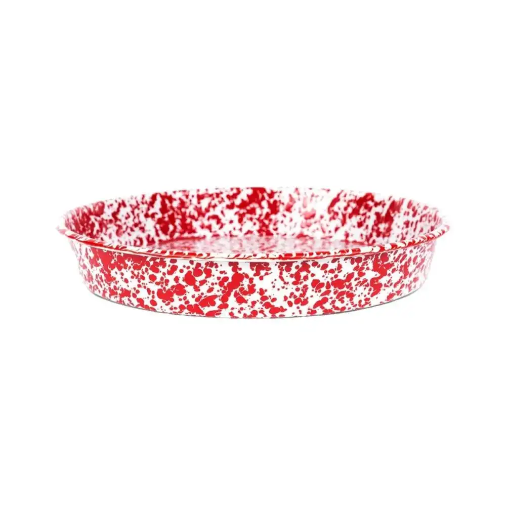 Crow Canyon Deep Dish Pizza Pan | Red Splatter