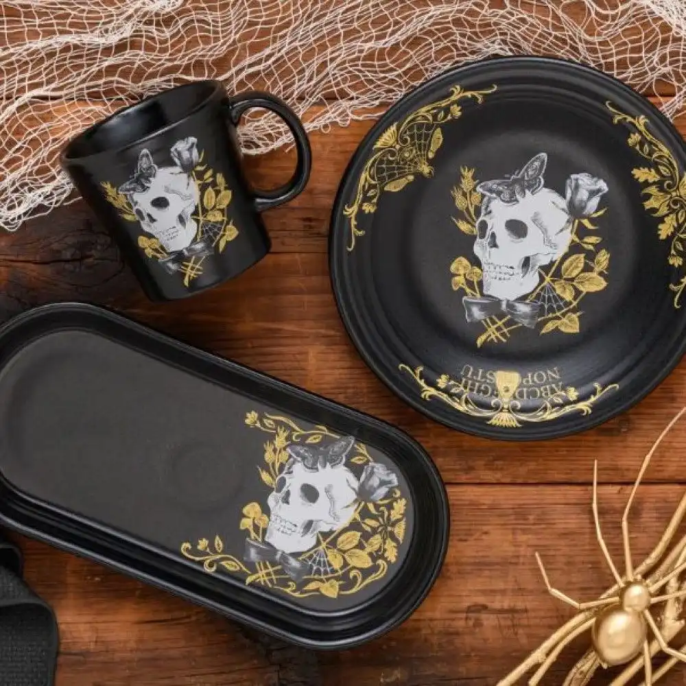 Alternative view of Fiesta® 12" Oblong Serving Platter | Gothic Victorian