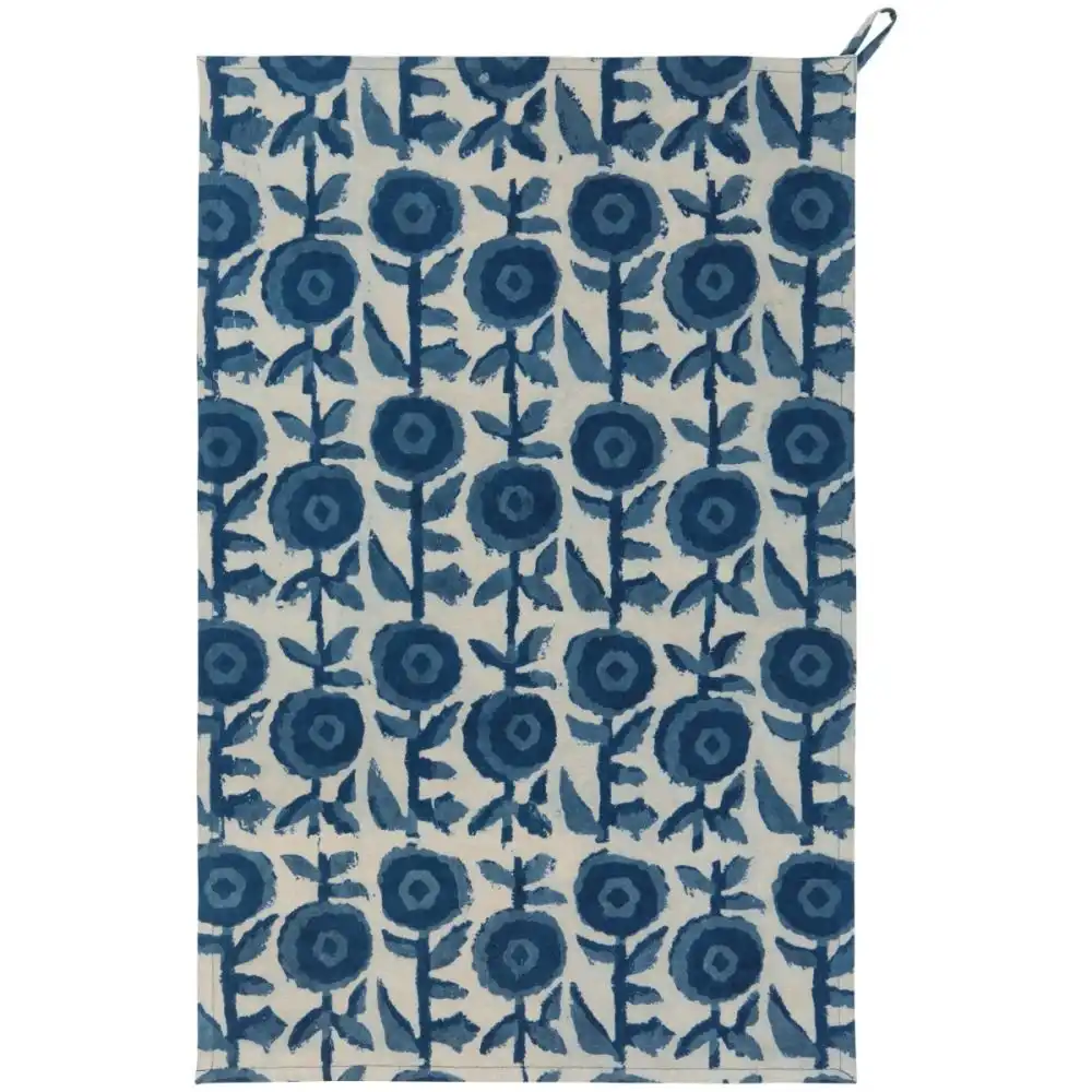 Danica Heirloom Block Print Dishtowel | Gilia