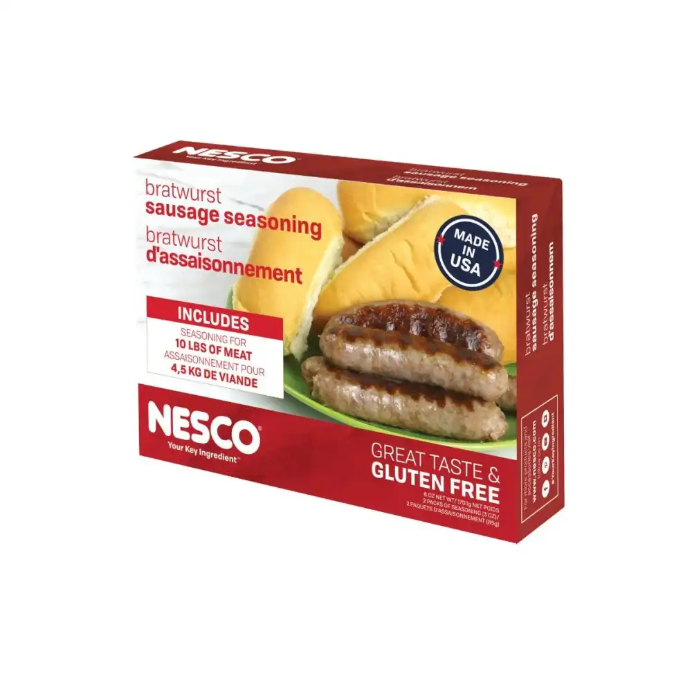 NESCO Sausage Seasoning | Bratwurst (10 lb Yield)