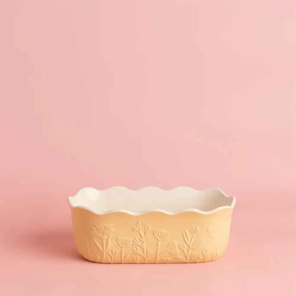 Alternative view of Mason Cash In The Meadow 1 Qt. Loaf Pan | Yellow