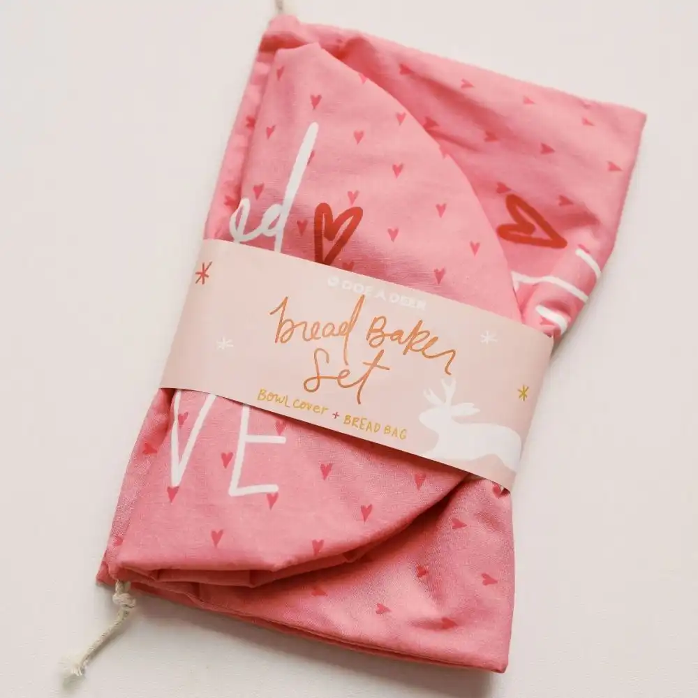 Alternative view of Doe A Deer Bread Bag & Bowl Cover Baker Set | Baked With Love