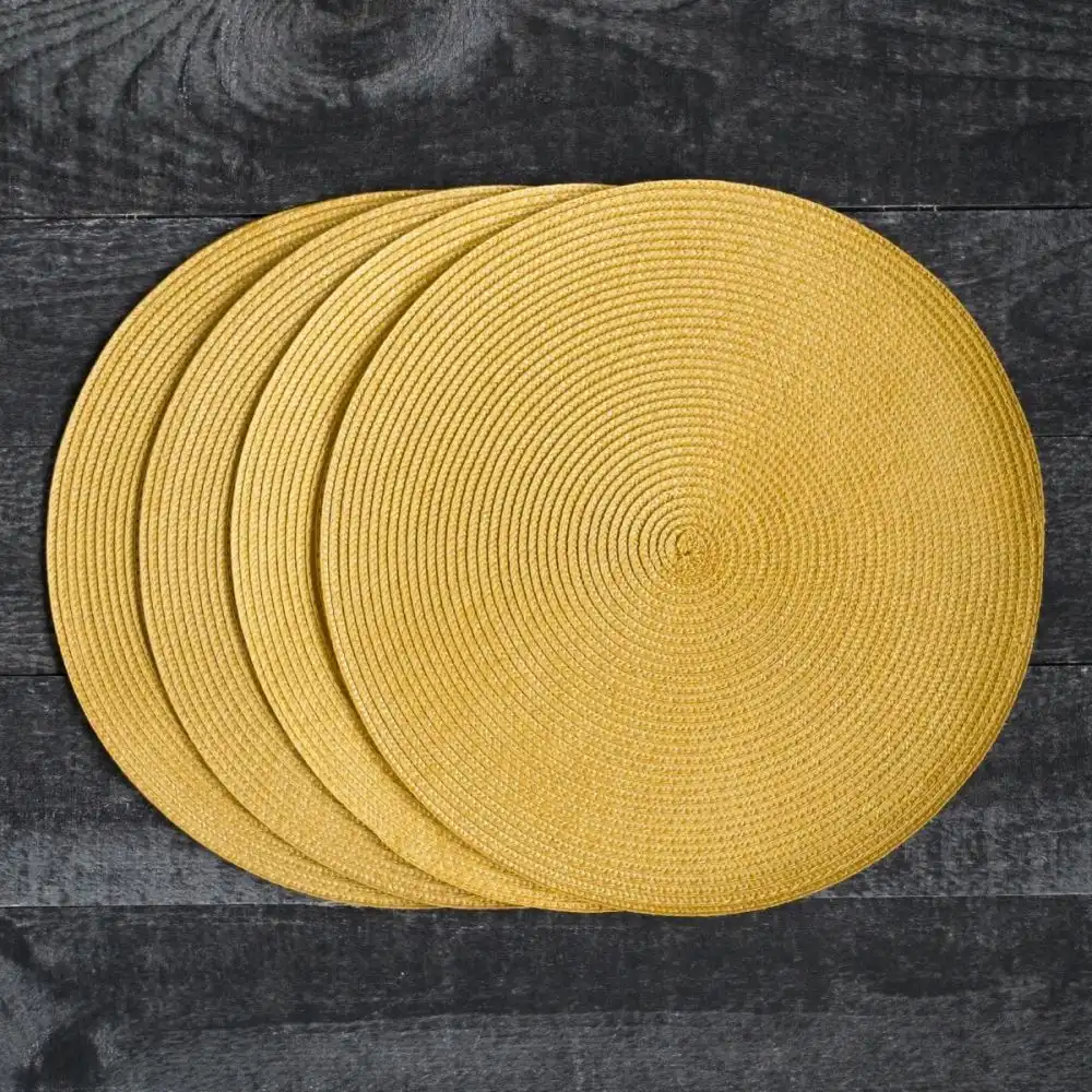 Alternative view of Now Designs by Danica 15" Disko Placemat | Honey