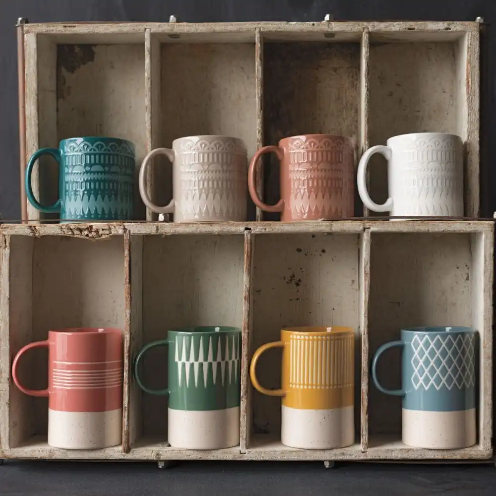 Alternative view of Danica Heirloom 14oz Etch Mug | Jade