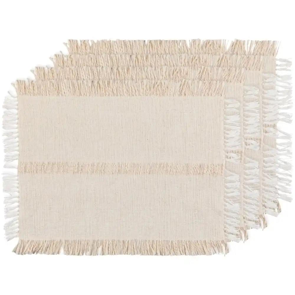 Danica Heirloom Ravel Placemats (Set of 4) | Ivory