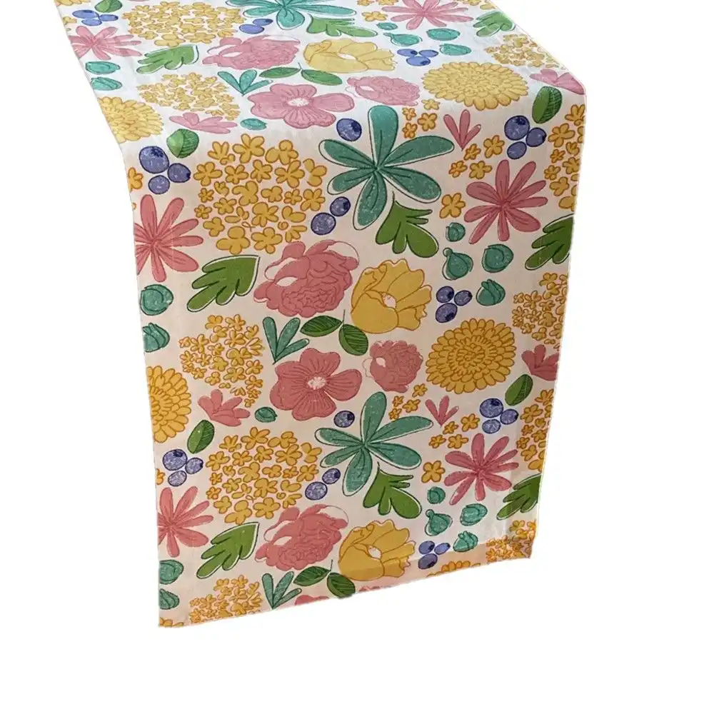 Mahogany USA Printed 13" x 72" Runner | April
