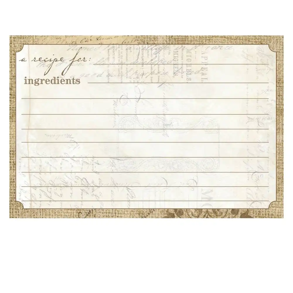 C.R. Gibson 4" x 6" Recipe Cards | Perfect Setting
