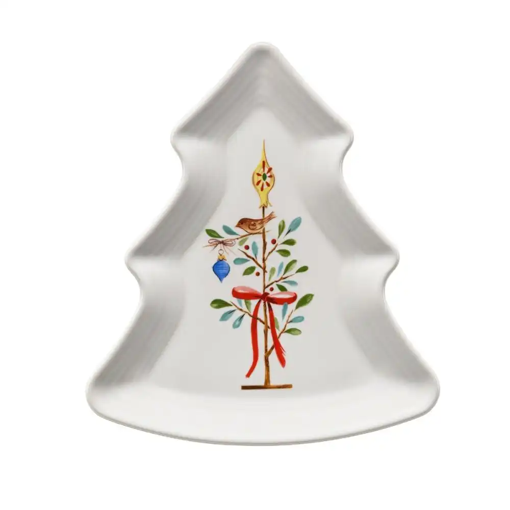 Fiesta® 10" Tree Shaped Plate | Nutcracker