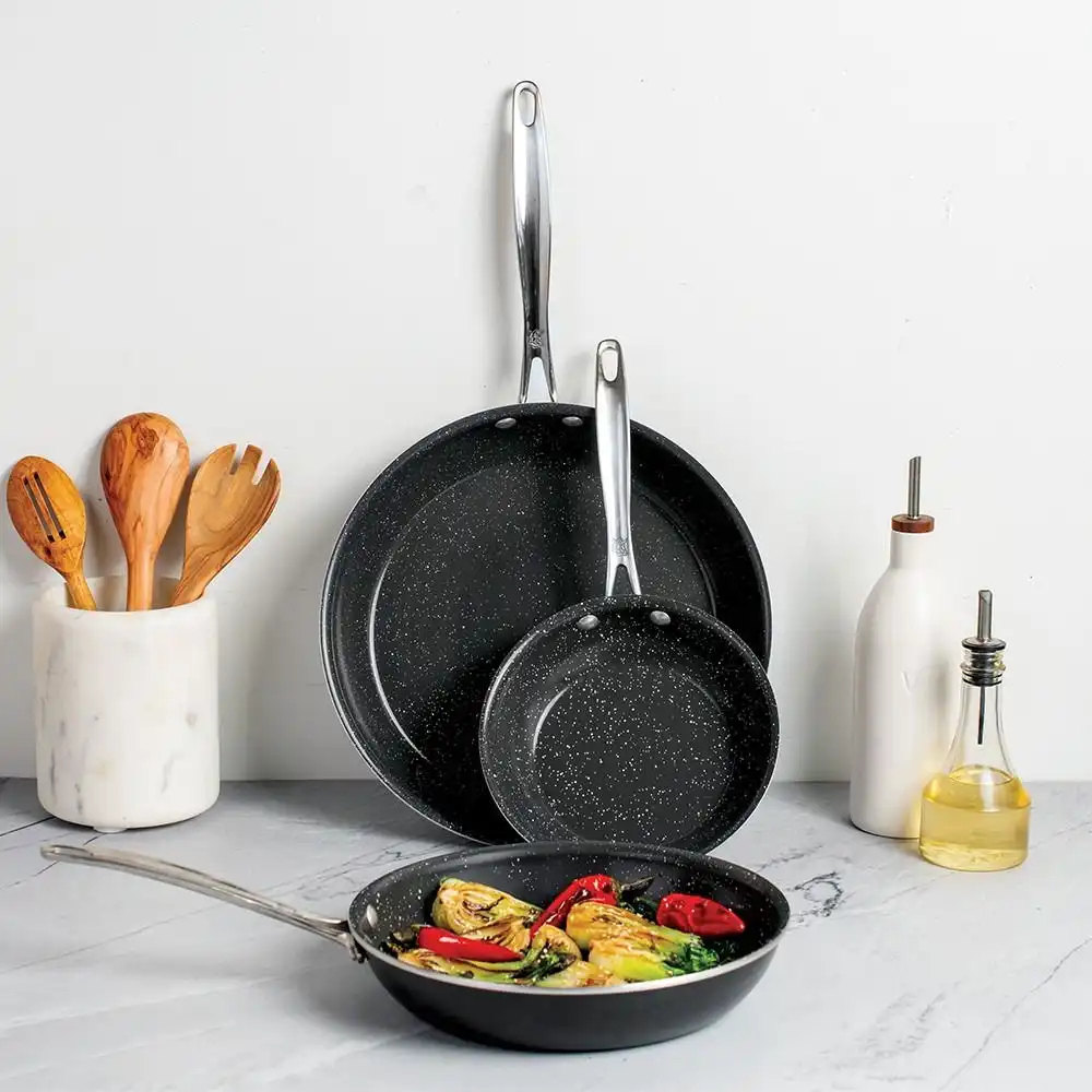 Alternative view of Nordic Ware Basalt™ 3 Piece Boxed Skillet Set