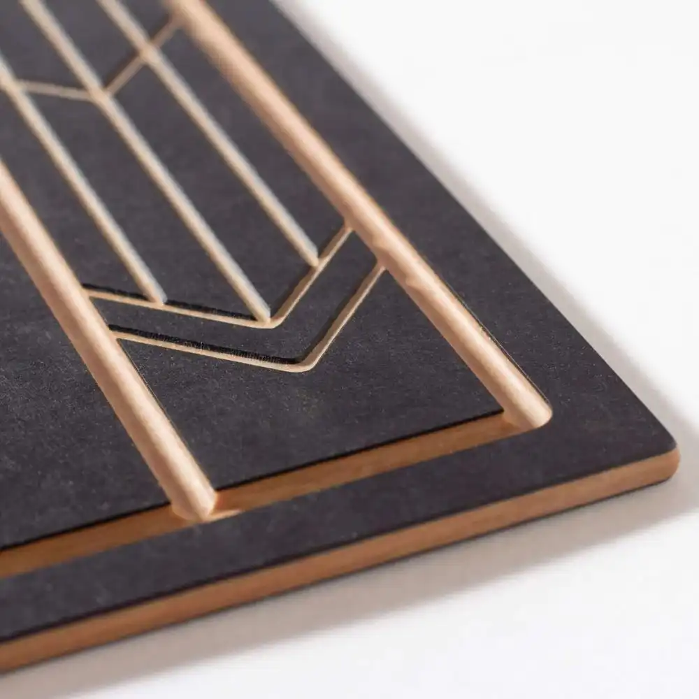 Alternative view of Epicurean Frank Lloyd Wright Collection Medium Cut & Serve Board | Slate & Natural