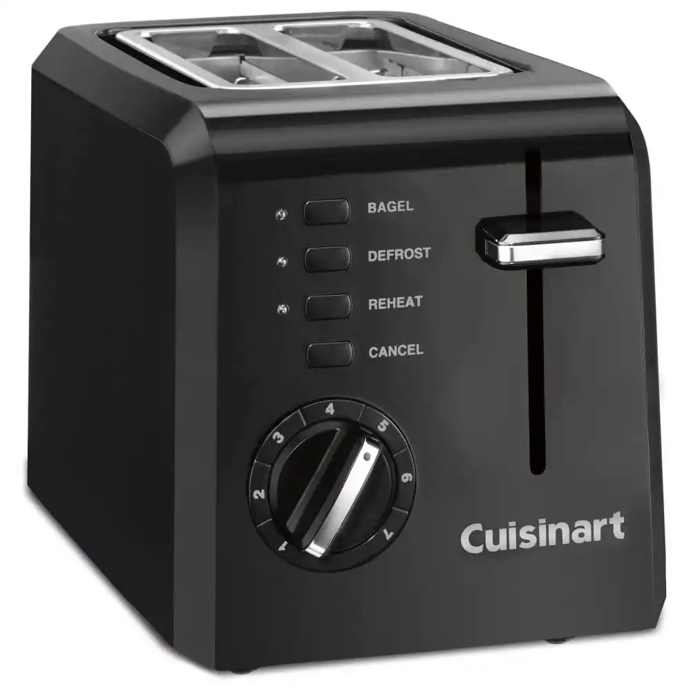 Alternative view of Cuisinart 2-Slice Compact Toaster | Black