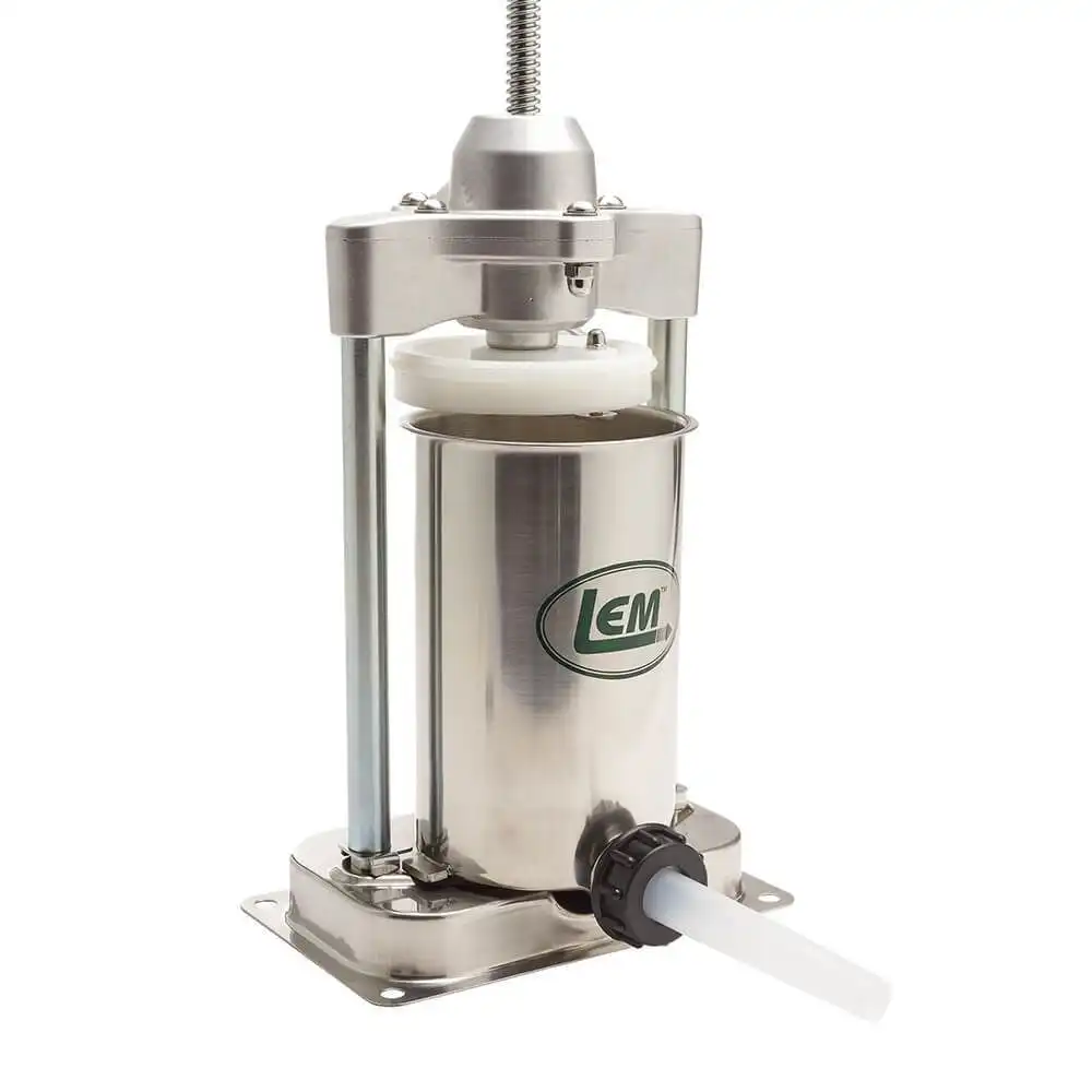 Alternative view of LEM Sausage Stuffer - 5 lb. Hand Crank Sausage Stuffer