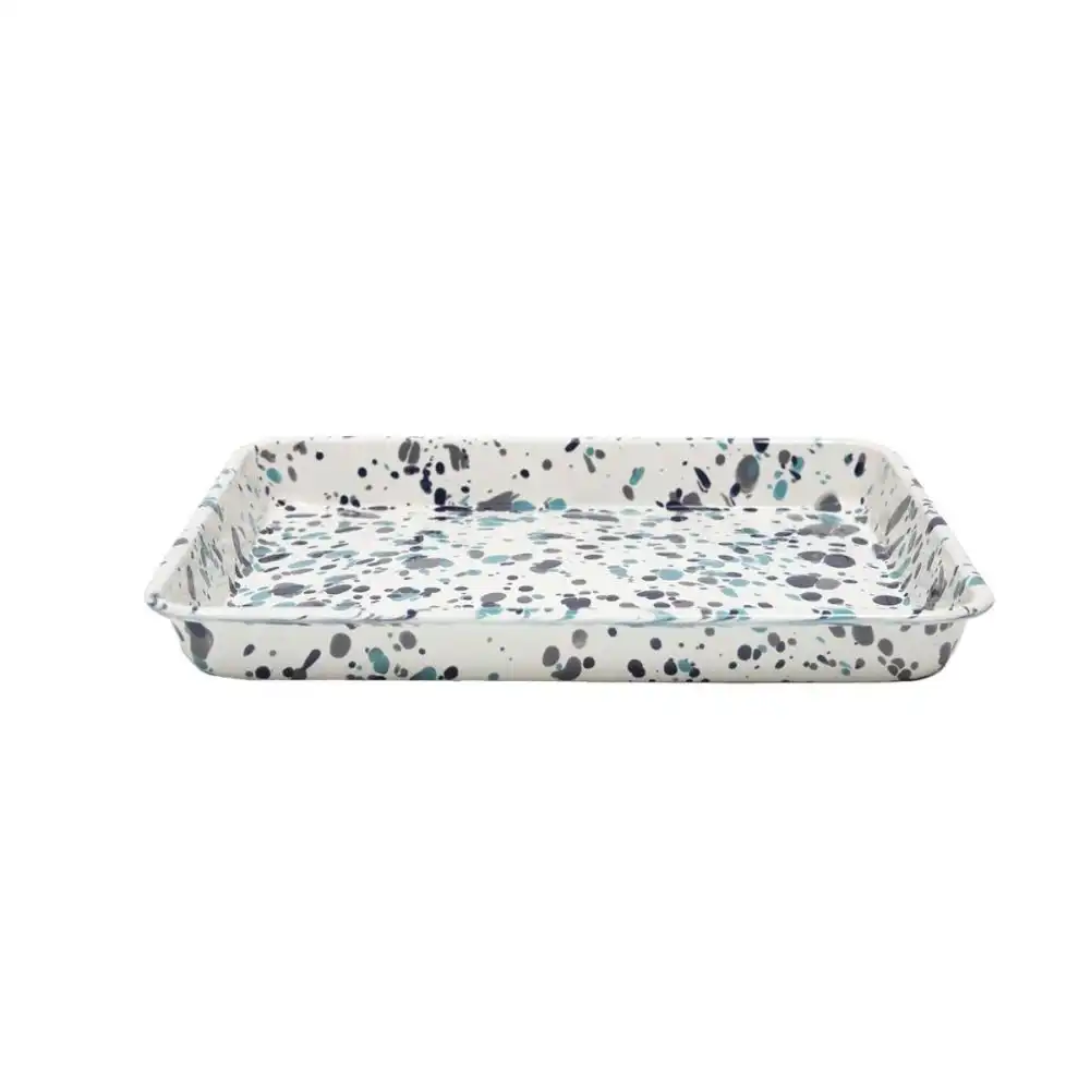 Crow Canyon Catalina Small Rectangle Tray | Blue Tides