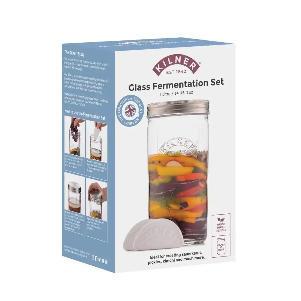 Alternative view of Kilner Create & Make Fermentation Set | 1L