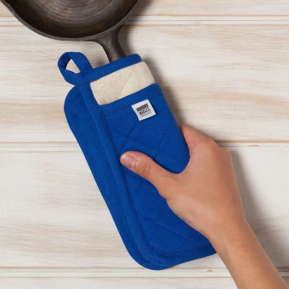 Alternative view of Now Designs by Danica Superior Potholder | Royal Blue