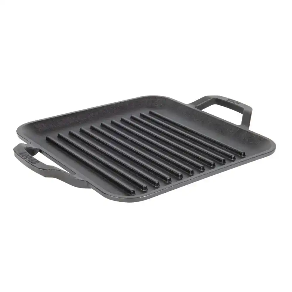 Lodge Cast Iron 11" Chef Style Square Grill Pan