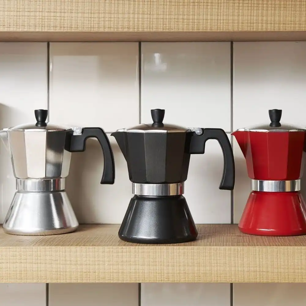 Alternative view of Bredemeijer Trivoli 27oz Espresso Maker | Black