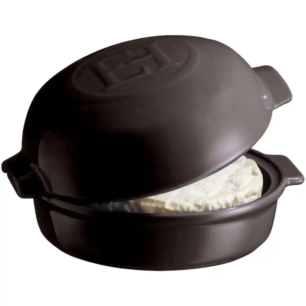 Alternative view of Emile Henry Cheese Baker | Charcoal