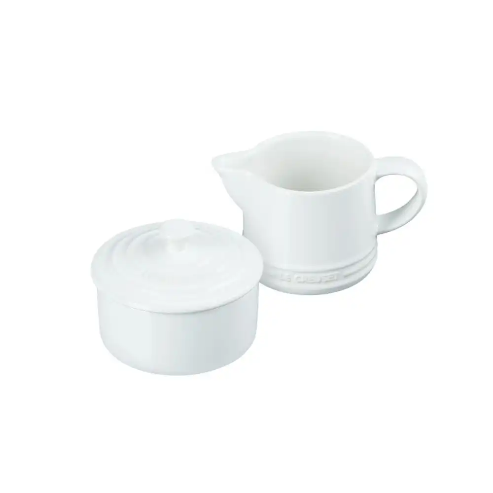 Alternative view of Le Creuset Signature Cream & Sugar Set | White