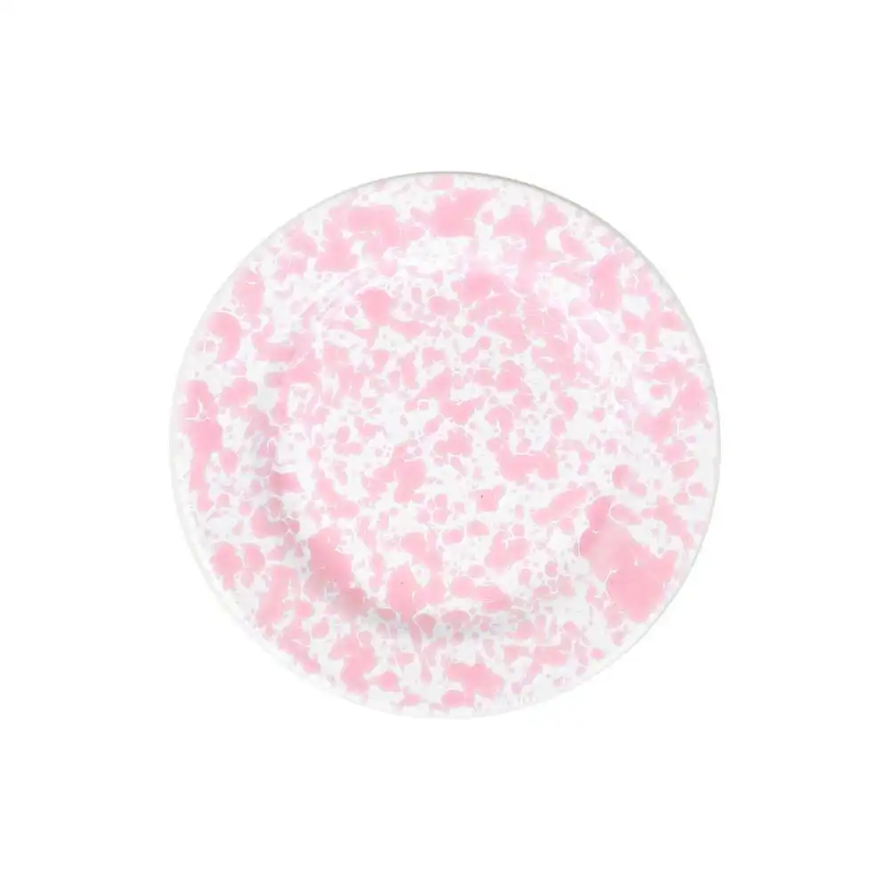 Crow Canyon 8" Salad Plate | Pink Splatter