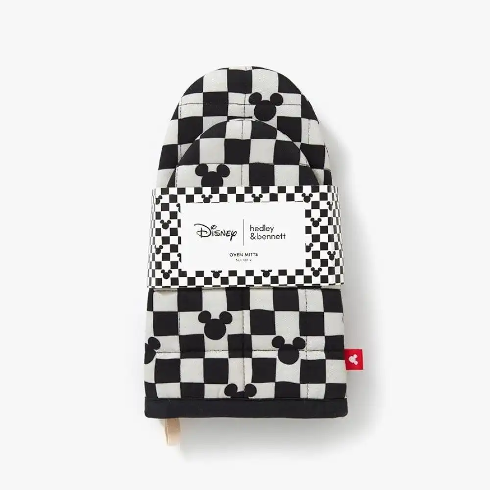 Alternative view of Hedley & Bennett Disney Oven Mitts | Charcoal