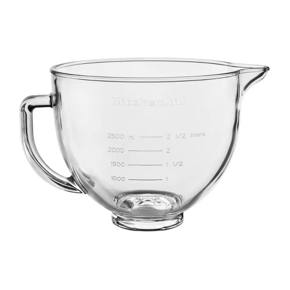 Alternative view of KitchenAid 5-Quart Glass Bowl + Lid | Fits 4.5-Quart & 5-Quart KitchenAid Tilt-Head Stand Mixers