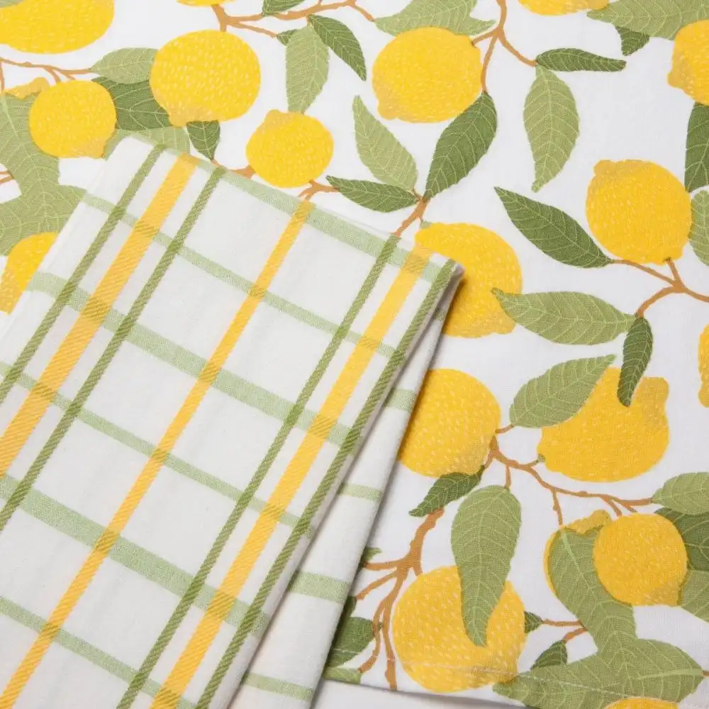 Alternative view of Now Designs by Danica 18" x 28" Printed Dishtowels (Set of 2) | Lemons