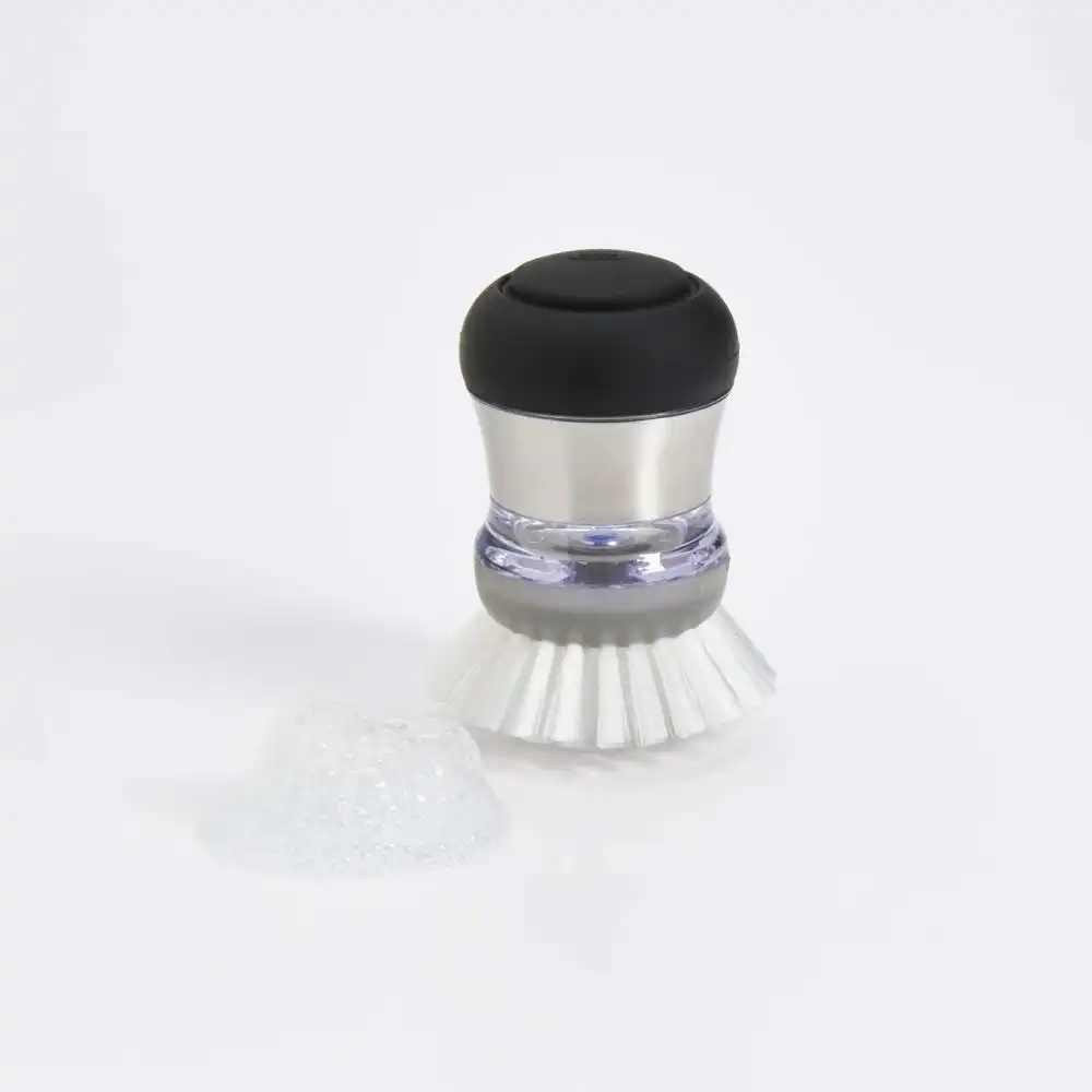 Alternative view of OXO SteeL Soap Dispensing Palm Brush