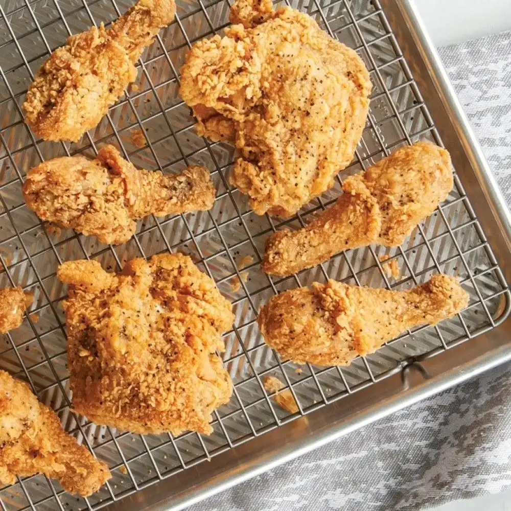 Alternative view of Nordic Ware Prism Half Sheet Pan with Oven-Safe Nonstick Grid