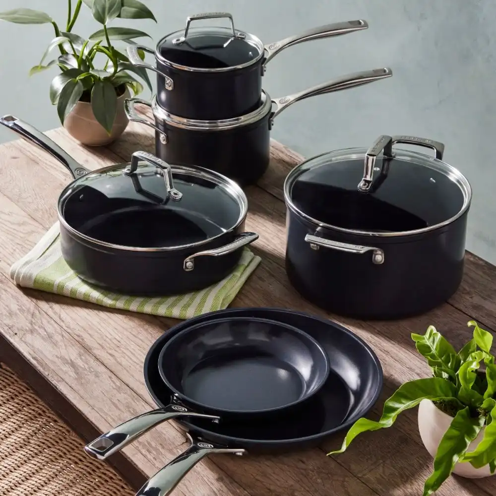Alternative view of Le Creuset Essential Nonstick Ceramic 13-Piece Cookware Set