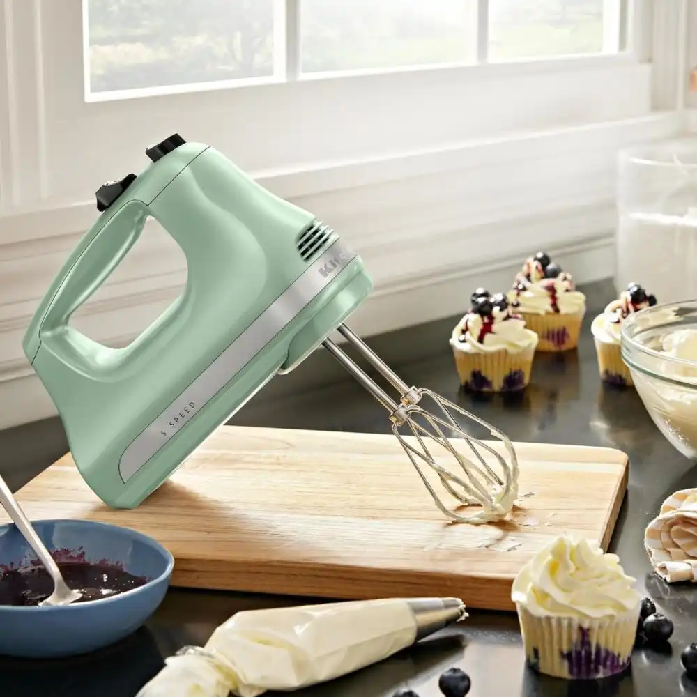 Alternative view of KitchenAid 5-Speed Ultra Power Hand Mixer | Pistachio