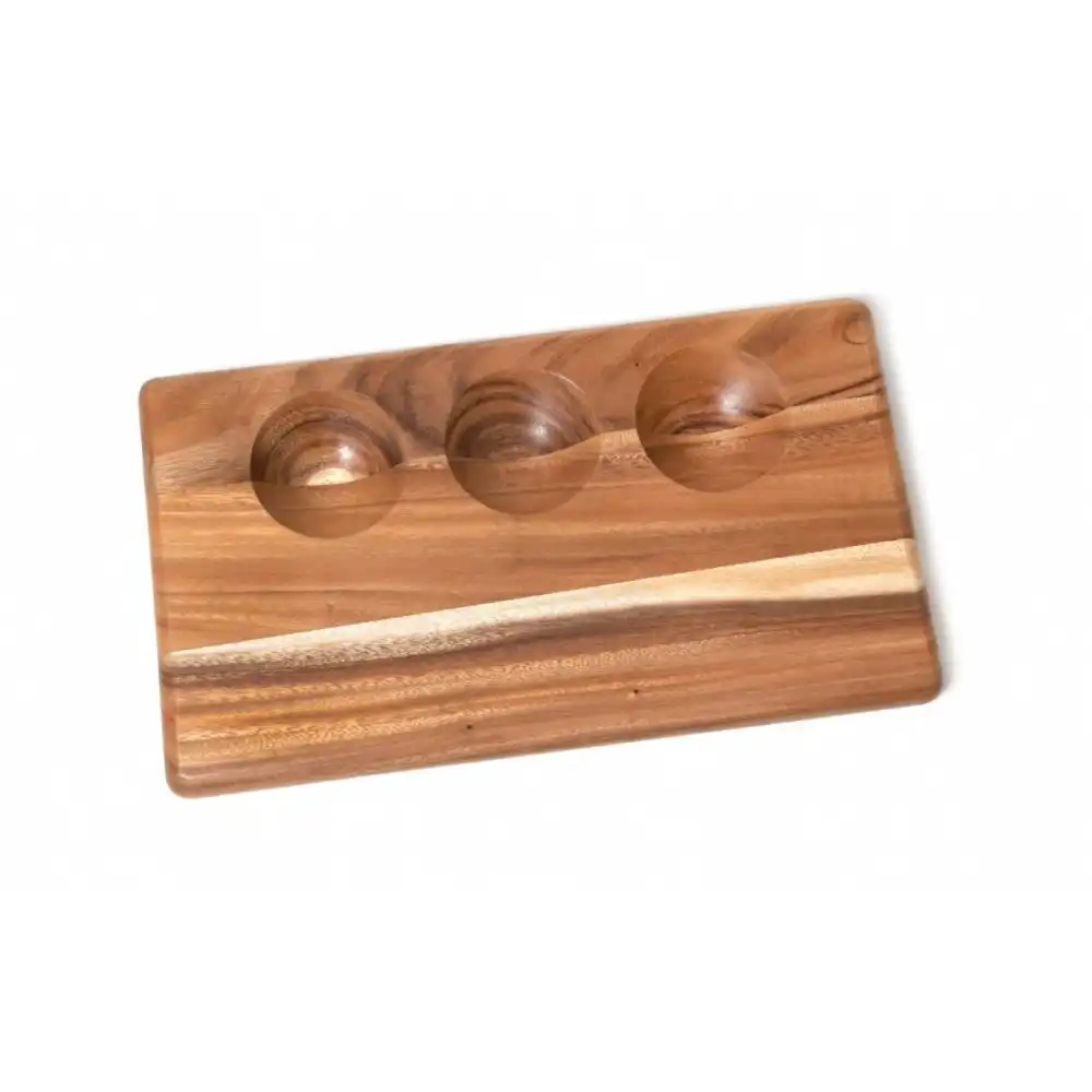 Lipper International Acacia 3 Dip Serve Board