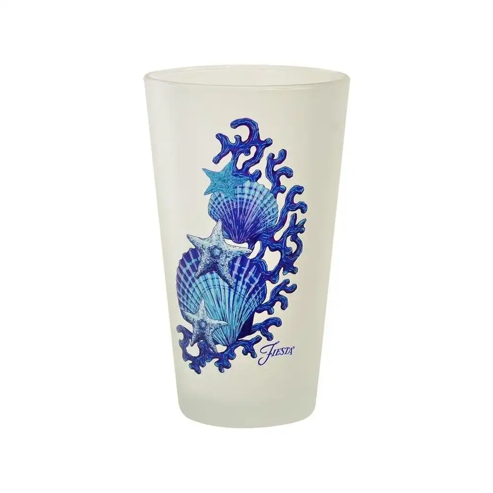 Alternative view of Fiesta® 16oz Frosted Cooler Glassware (Set of 4) | Coastal Shells