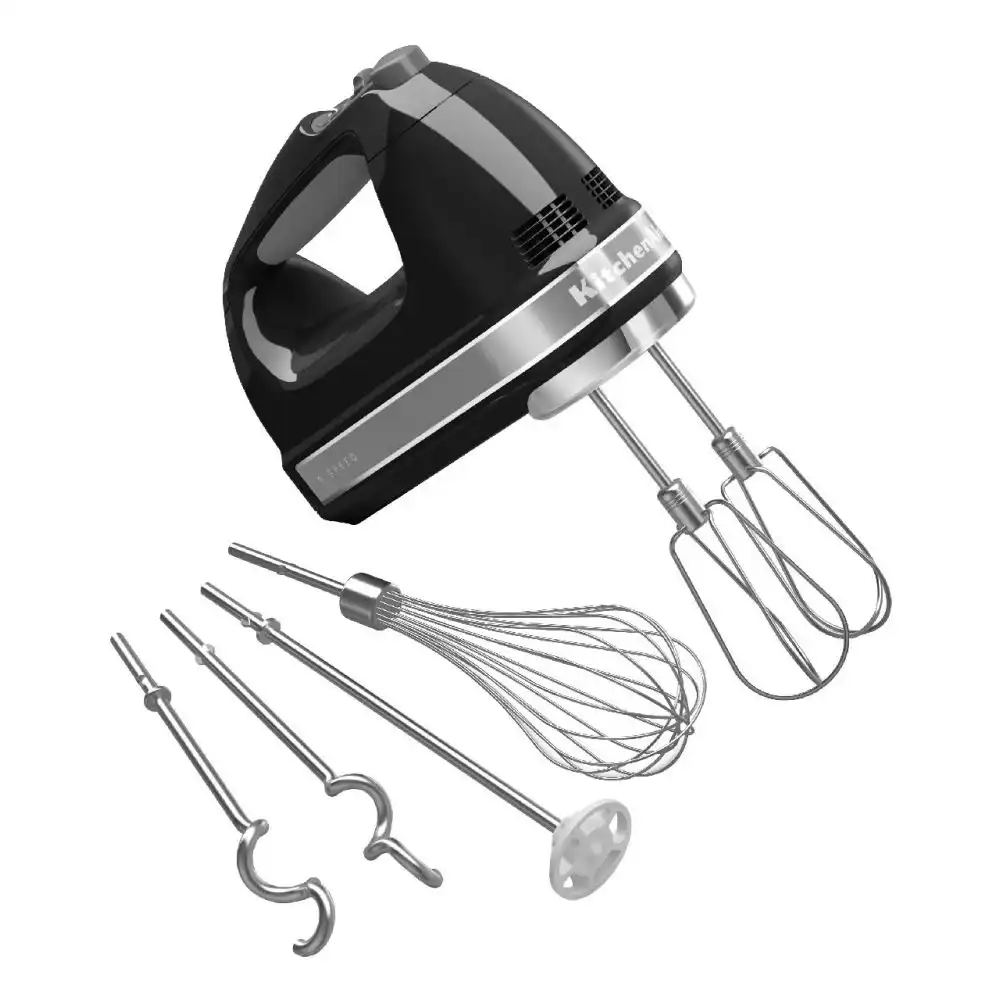 Alternative view of KitchenAid 9-Speed Hand Mixer | Onyx Black