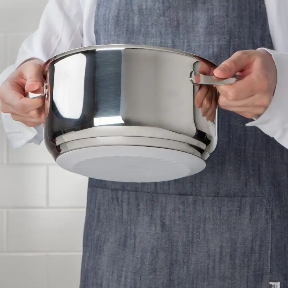 Alternative view of Now Designs by Danica Silicone Magnetic Trivet | Fog