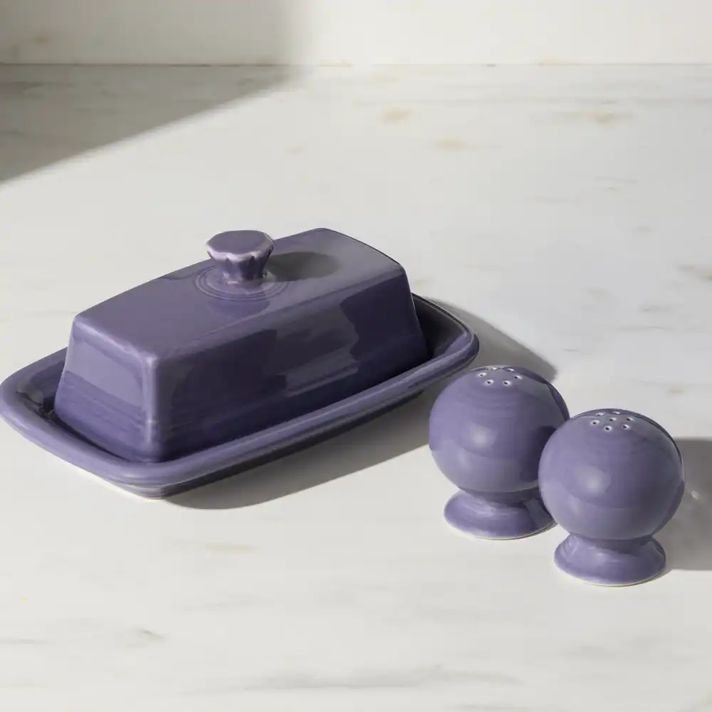 Alternative view of Fiesta® Extra Large Covered Butter Dish | Lavender