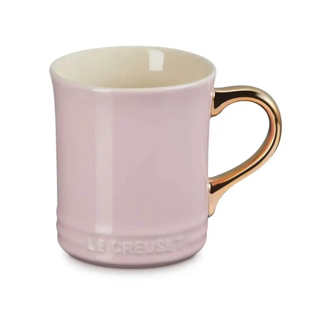 Alternative view of Le Creuset 14oz Gold Metallic Handle Mug | Chiffon Pink