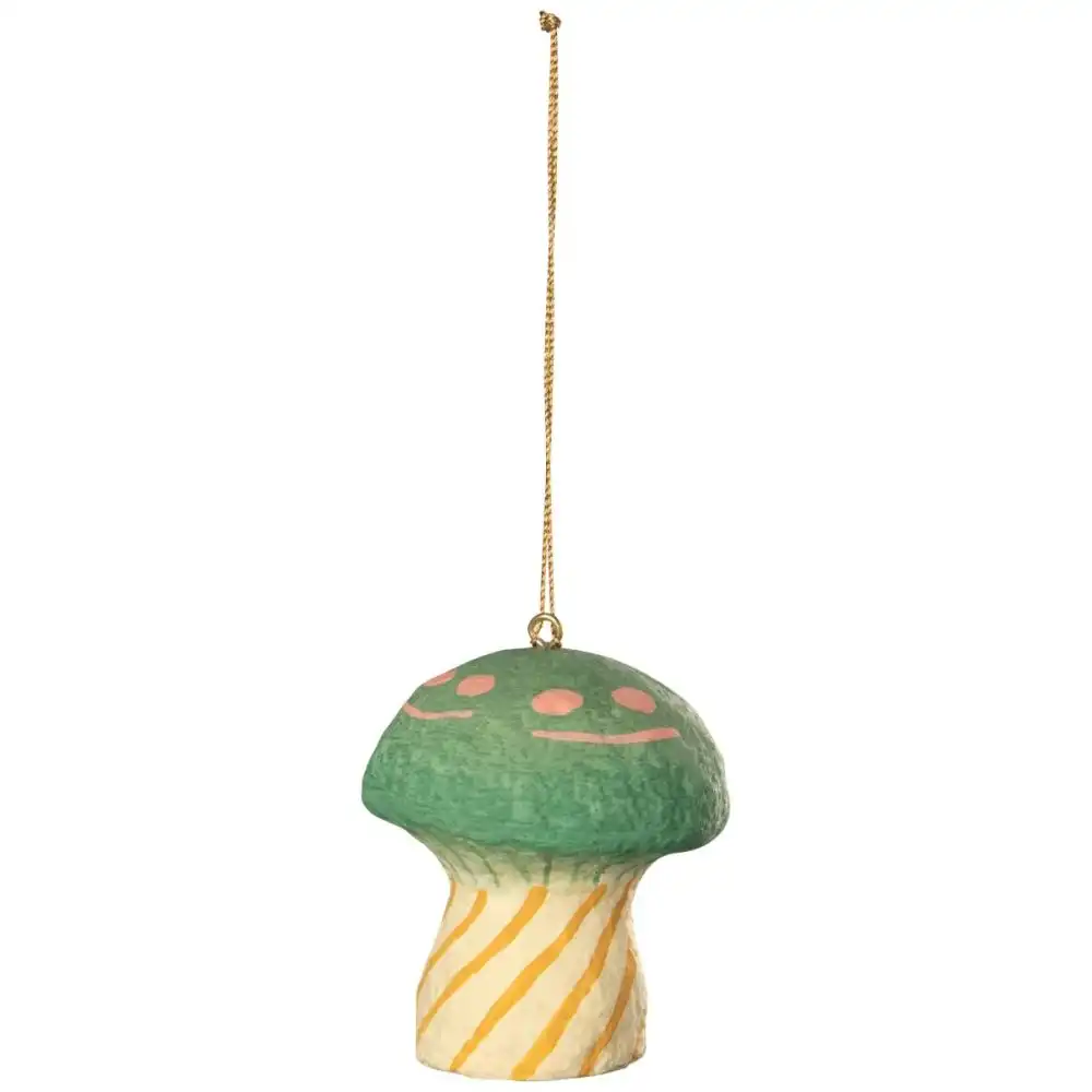 Alternative view of Danica Jubilee Christmas Mushroom Gems Mache Ornament | Assorted Styles