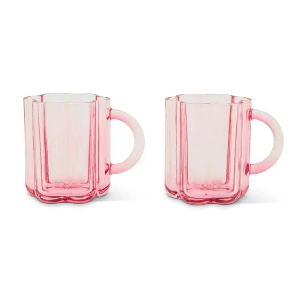 Core Home 2-Piece 16.5oz Flower Mug Set