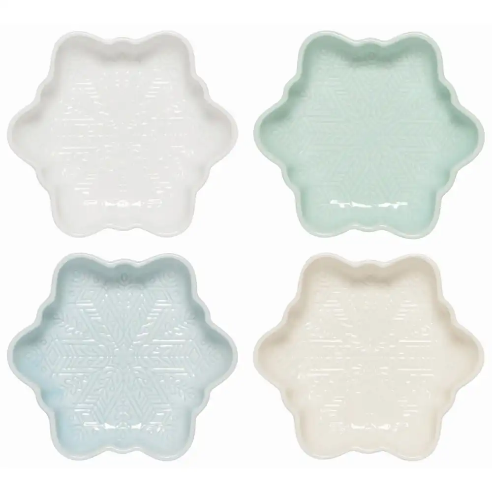 Now Designs by Danica Dipping Dish Set (Set of 4) | Snowflakes