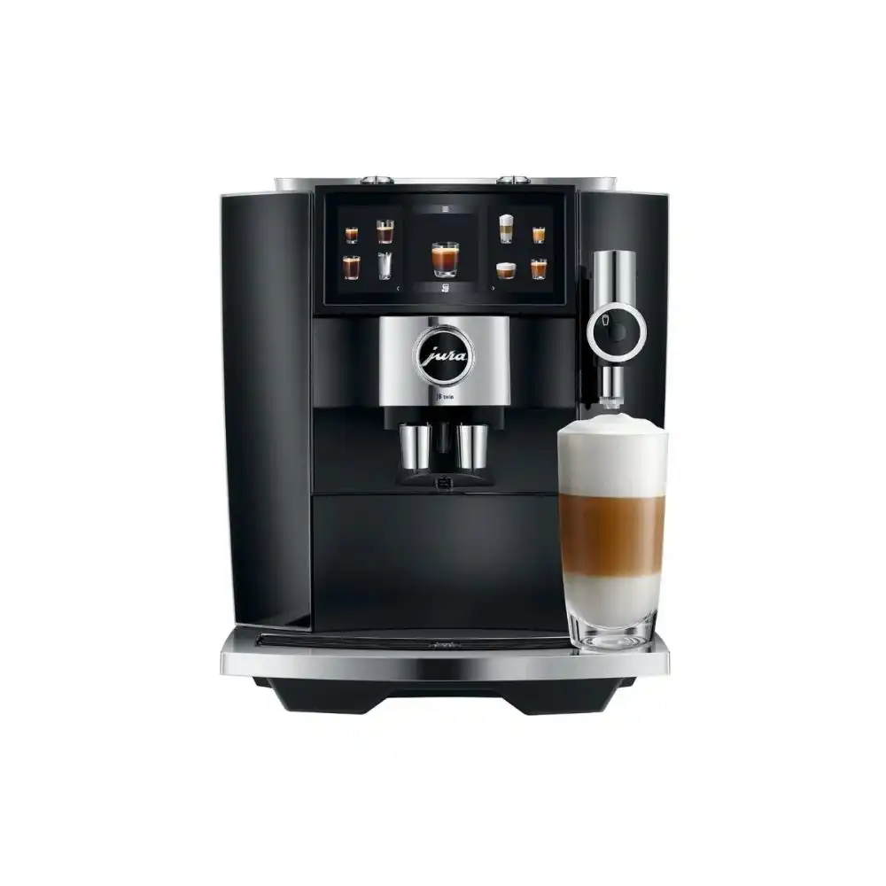 Jura J8 Twin Automatic Coffee Machine | Diamond Black
