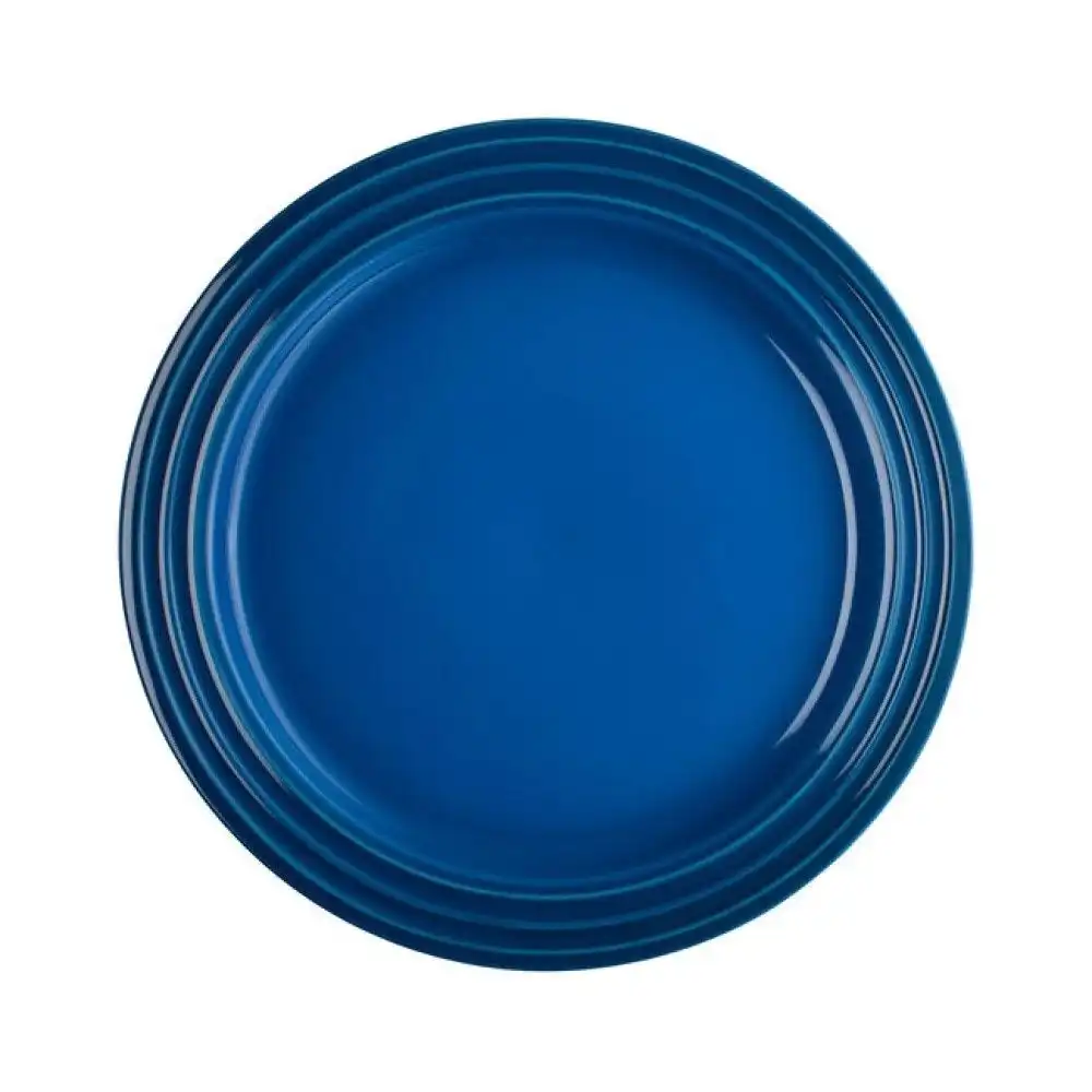 Alternative view of Le Creuset Vancouver 8.5" Salad Plates - Set of 4 | Marseille Blue