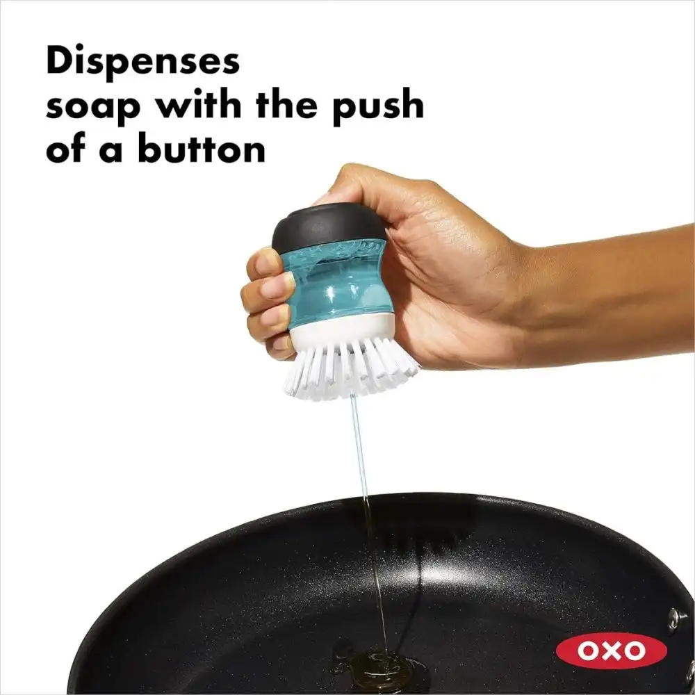 Alternative view of OXO Soap Dispensing Palm Brush