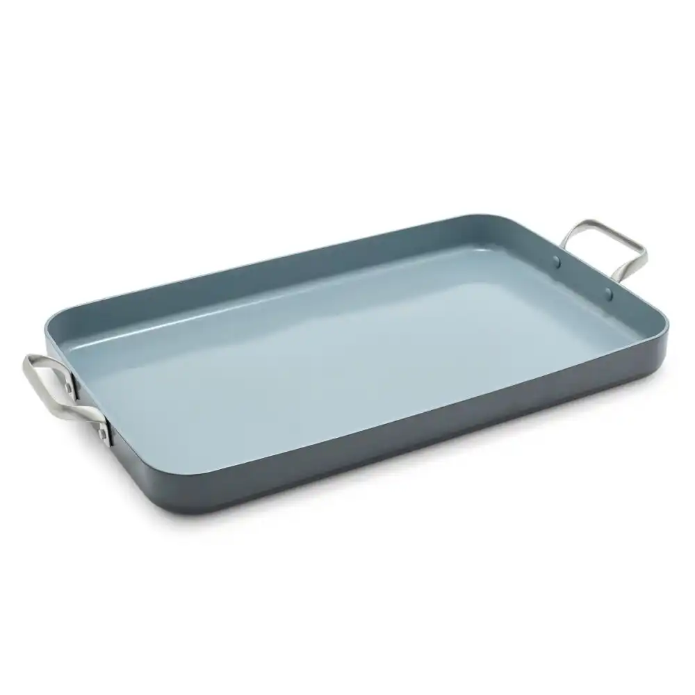 GreenPan Valencia Pro 18" x 11" Double Burner Griddle