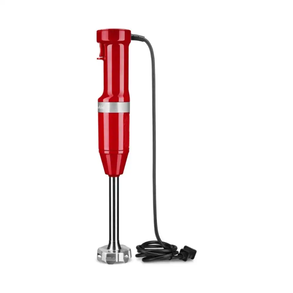 Alternative view of KitchenAid Variable Speed Corded Hand Blender with Accessories | Empire Red