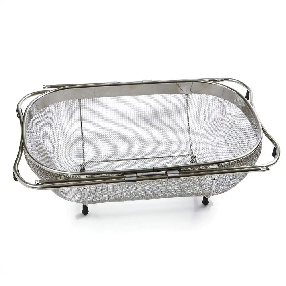 Alternative view of Norpro Colander Stainless Steel Expandable with Rubber Feet