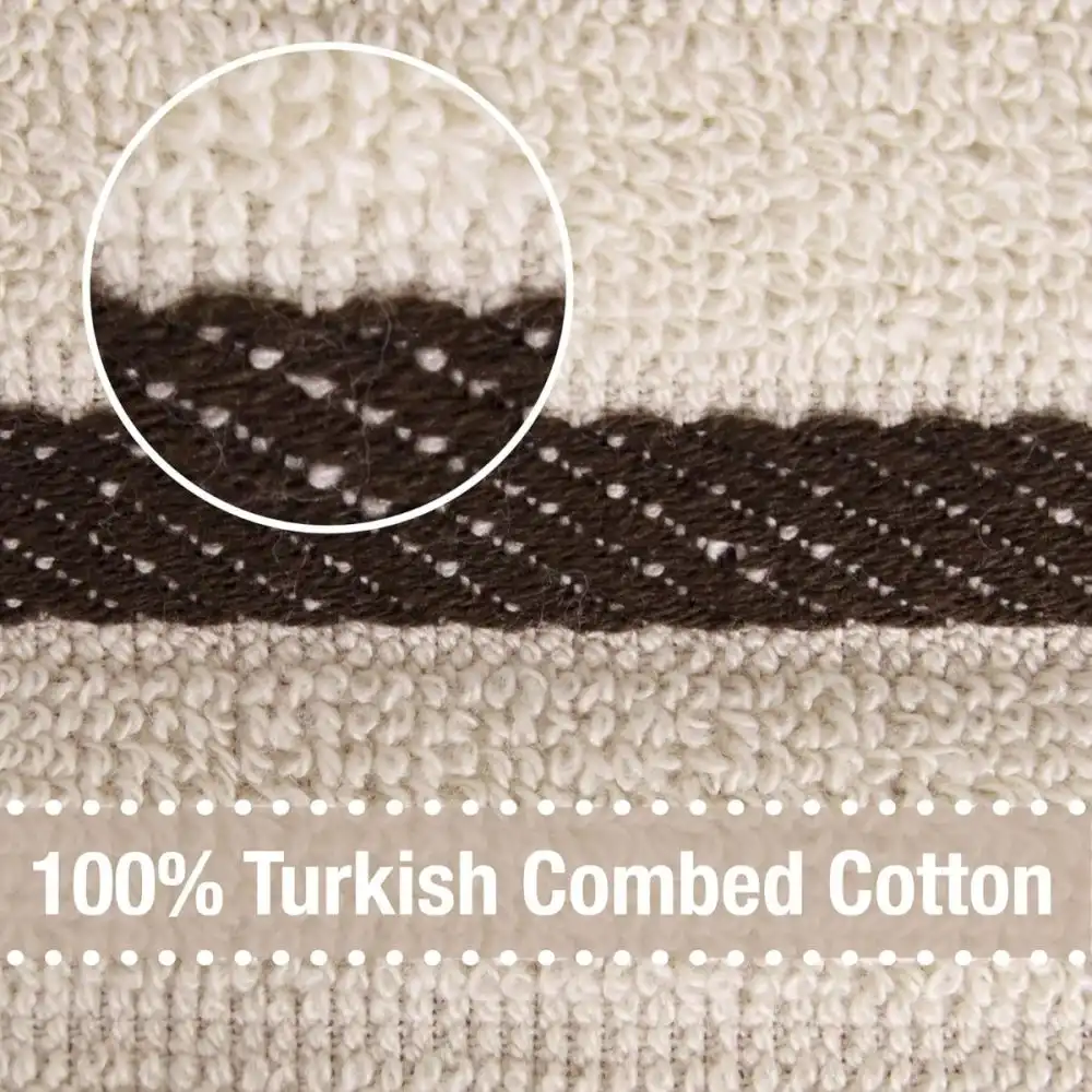 Alternative view of All-Clad Antimicrobial Kitchen Towel | Check Almond
