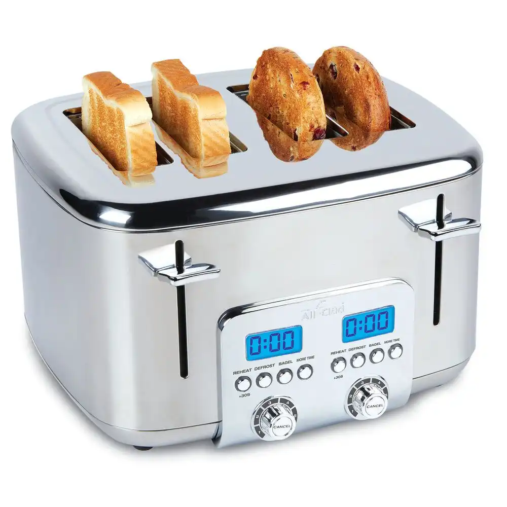 Alternative view of All-Clad Digital Stainless Steel Toaster | 4-Slice