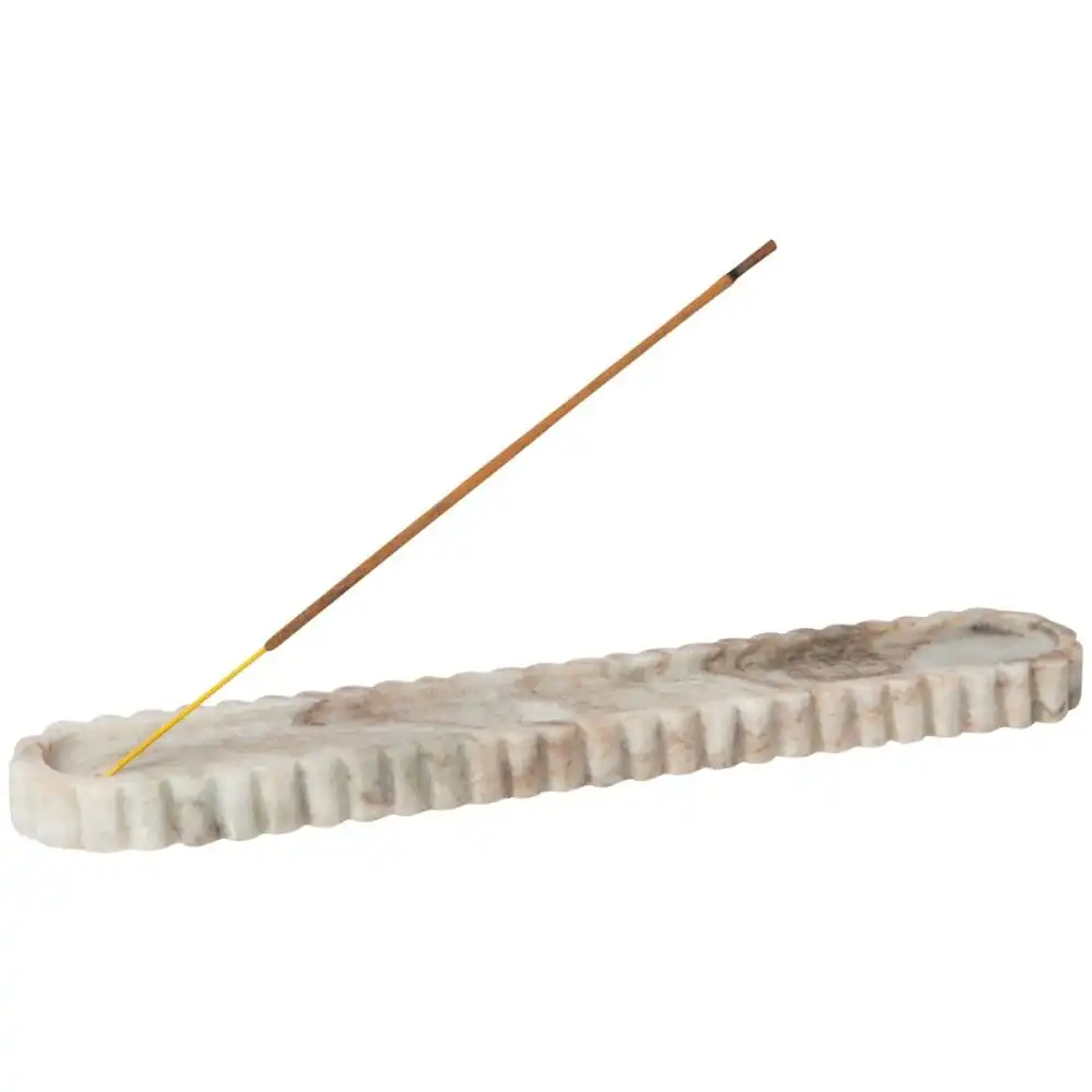 Danica Heirloom Incense Holder | Brown Marble