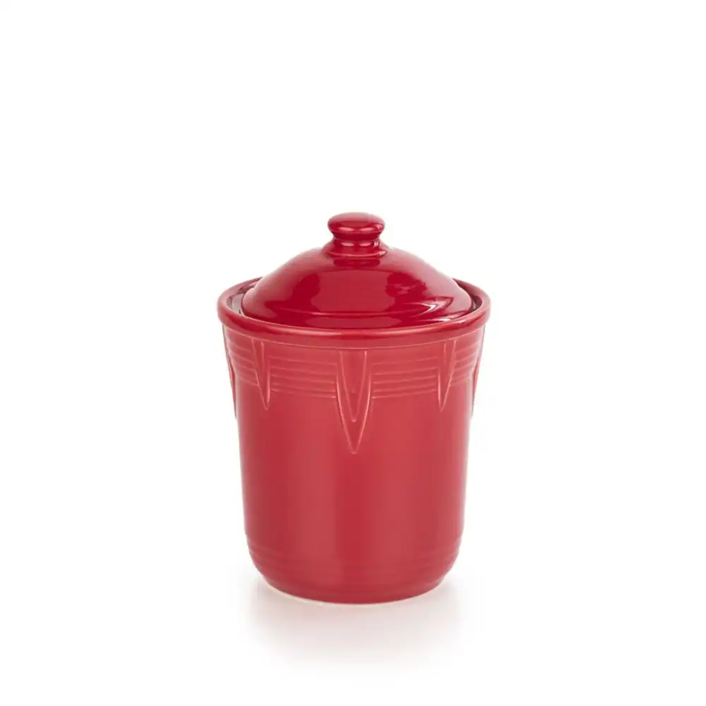 Fiesta® 1 Qt. Small Chevron Canister | Scarlet